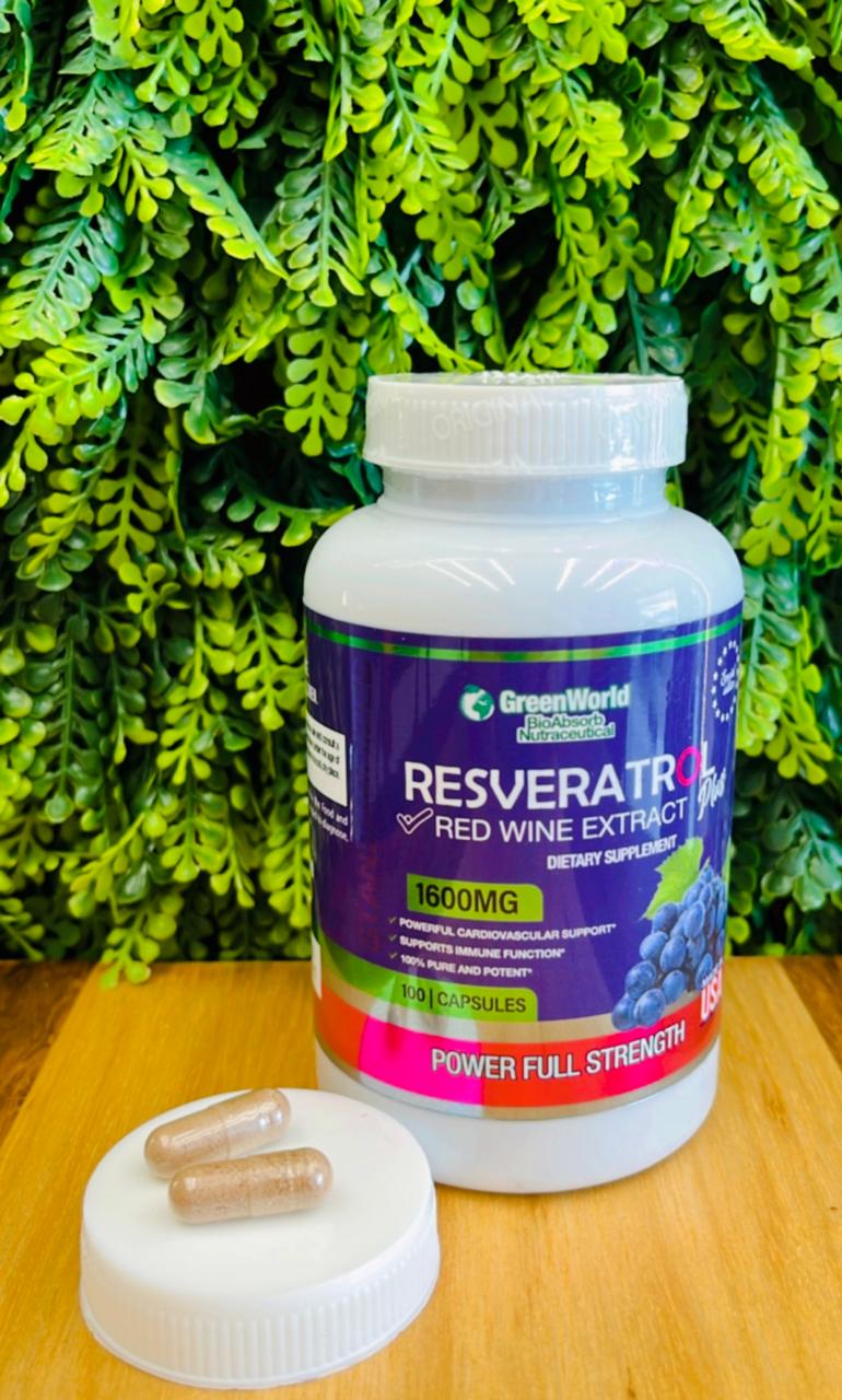 RESVERATROL PLUS - ANTI ENVEJECIMIENTO CELULAR 🍇