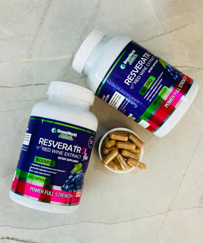 RESVERATROL PLUS - ANTI ENVEJECIMIENTO CELULAR 🍇